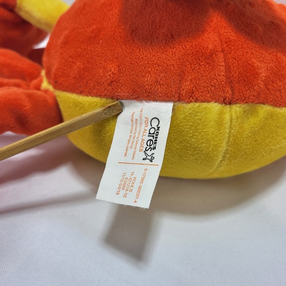 Kohl's Cares Orange Crab Plush Toy Doll POUT POUT FISH Stuffed Animal - Picture 5 of 6